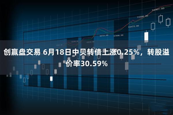 创赢盘交易 6月18日中贝转债上涨0.25%，转股溢价率30.59%