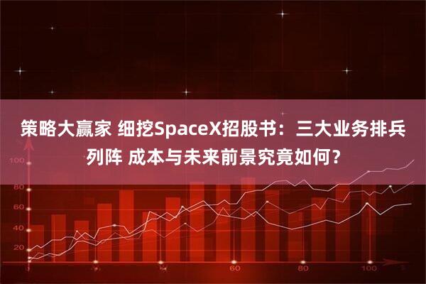 策略大赢家 细挖SpaceX招股书：三大业务排兵列阵 成本与未来前景究竟如何？